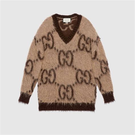 gucci sweater v neck|gucci jumper women.